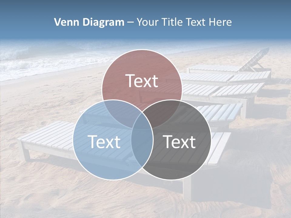 Off Season Sand Chair PowerPoint Template