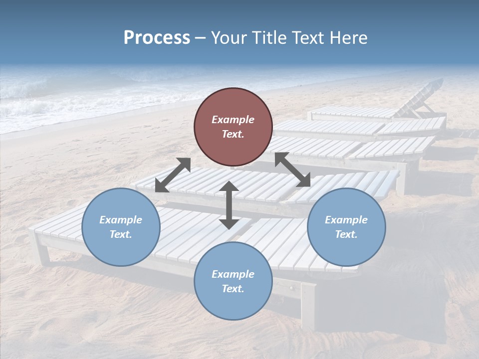 Off Season Sand Chair PowerPoint Template