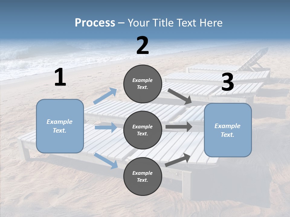 Off Season Sand Chair PowerPoint Template