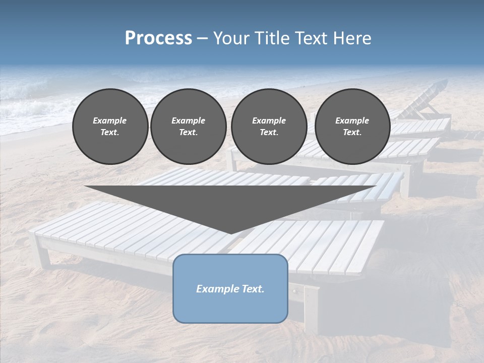Off Season Sand Chair PowerPoint Template