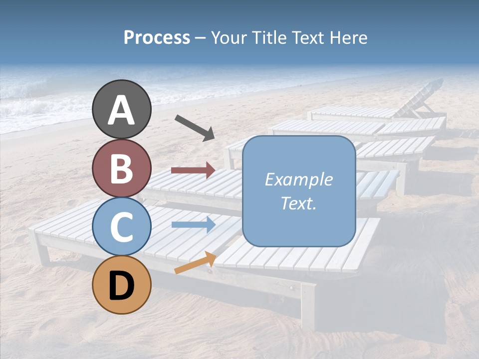 Off Season Sand Chair PowerPoint Template