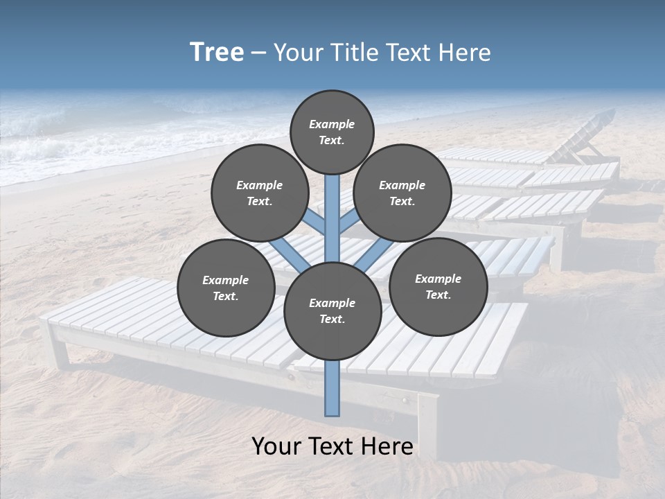 Off Season Sand Chair PowerPoint Template