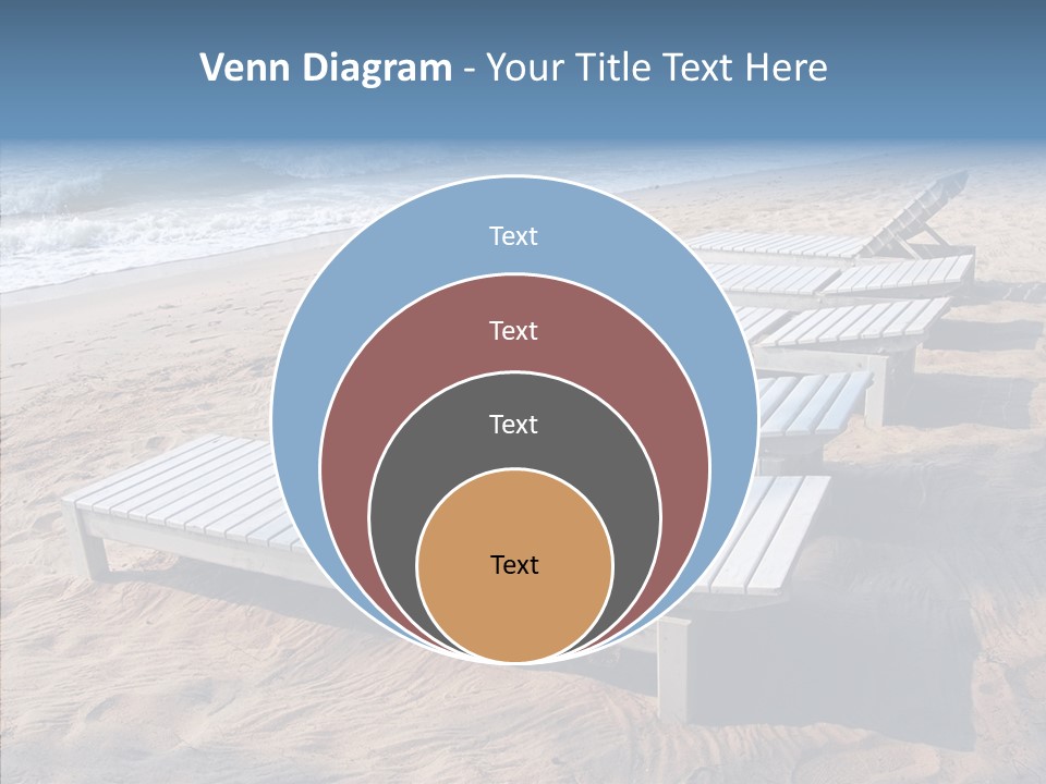 Off Season Sand Chair PowerPoint Template