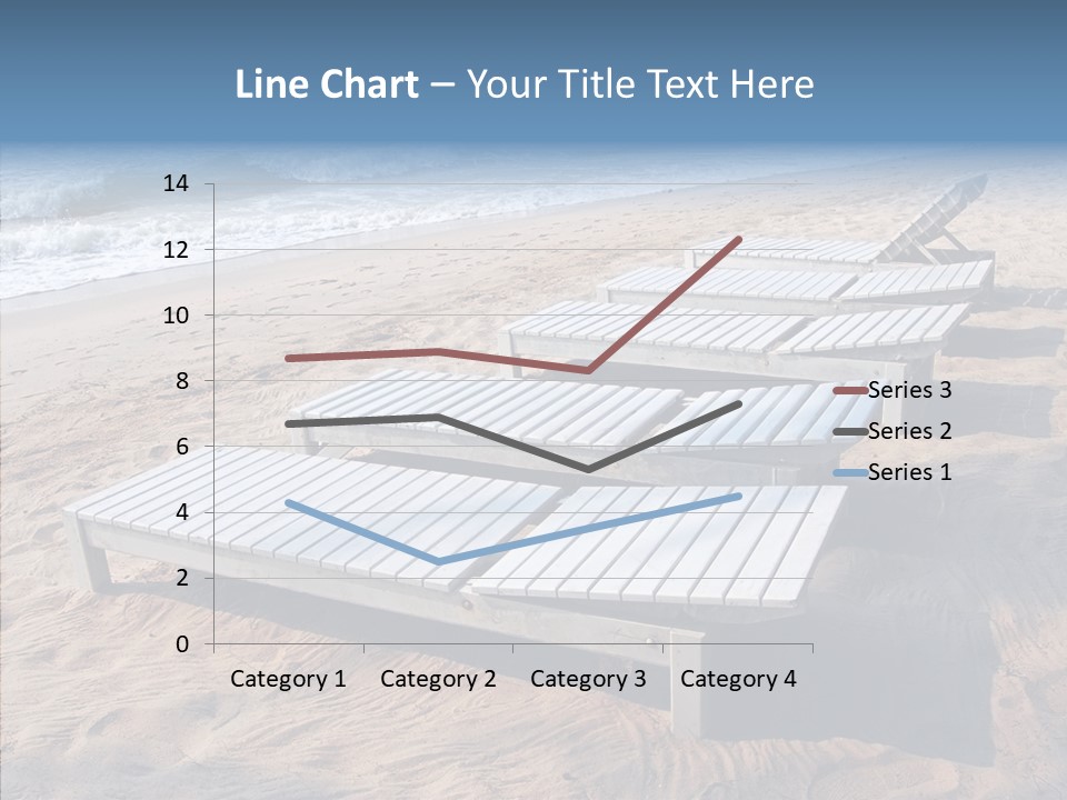Off Season Sand Chair PowerPoint Template