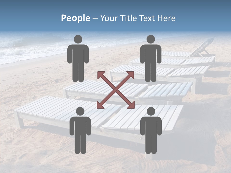 Off Season Sand Chair PowerPoint Template
