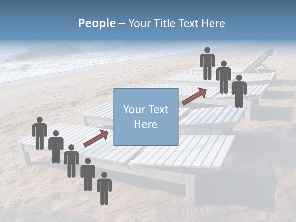 Off Season Sand Chair PowerPoint Template