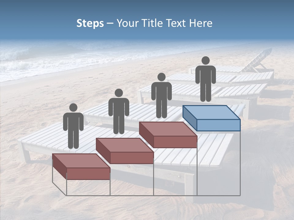 Off Season Sand Chair PowerPoint Template