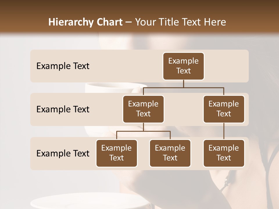 Caucasian Female Face PowerPoint Template