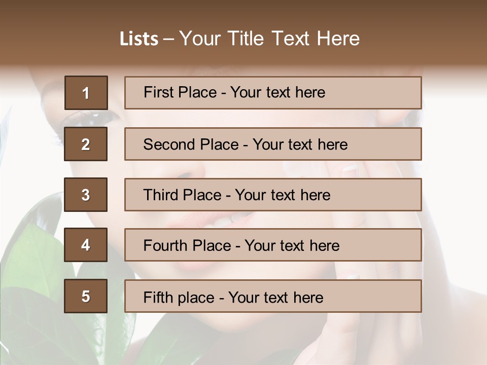 Moisturizer Freshness Healthcare PowerPoint Template