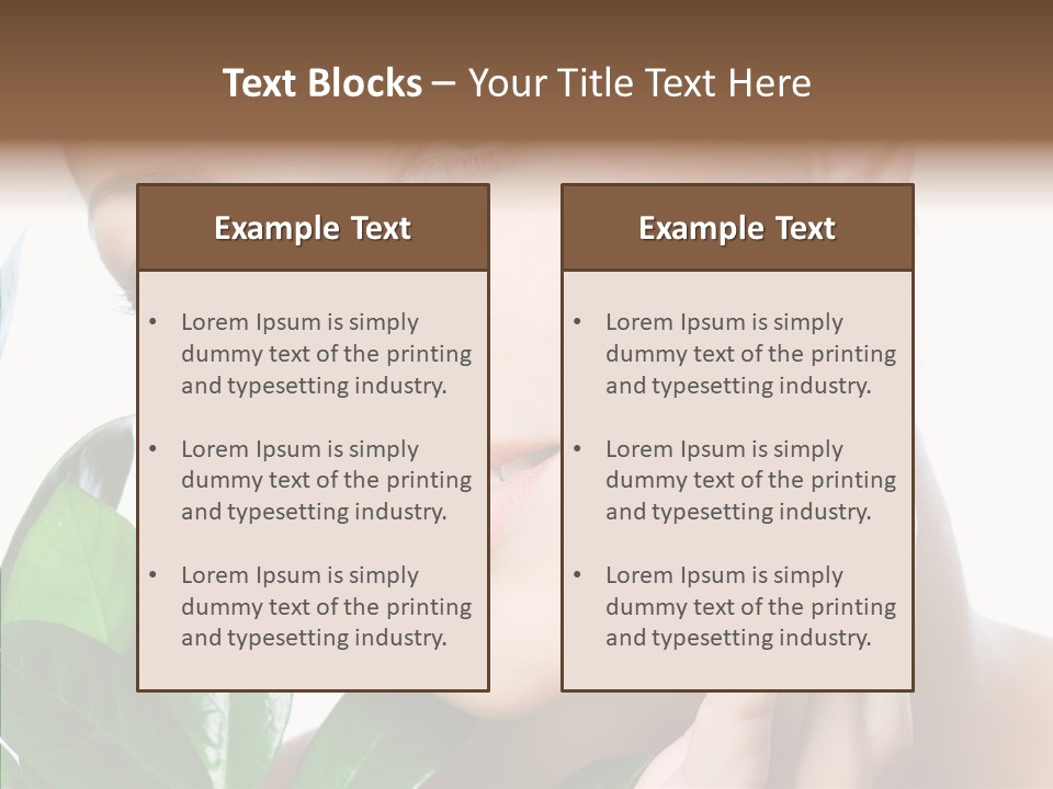 Moisturizer Freshness Healthcare PowerPoint Template