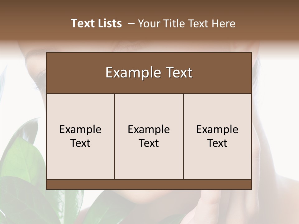 Moisturizer Freshness Healthcare PowerPoint Template