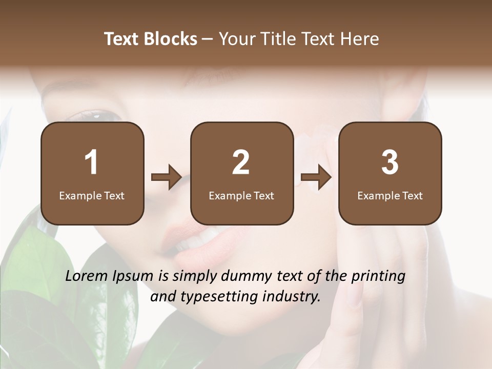 Moisturizer Freshness Healthcare PowerPoint Template