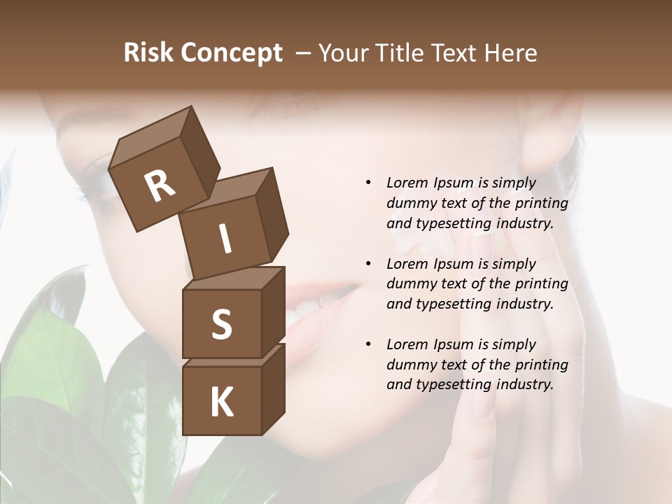 Moisturizer Freshness Healthcare PowerPoint Template