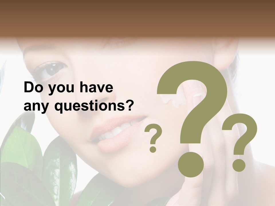 Moisturizer Freshness Healthcare PowerPoint Template