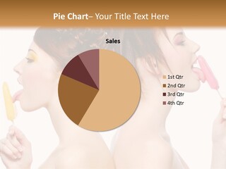 Glamour Bright Girlfriends PowerPoint Template