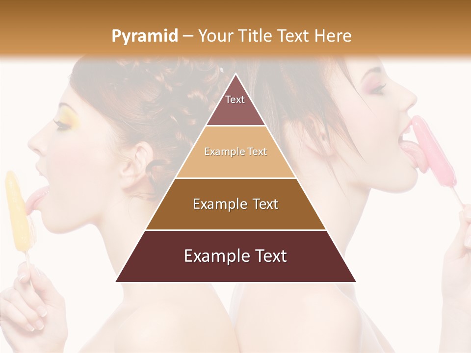 Glamour Bright Girlfriends PowerPoint Template