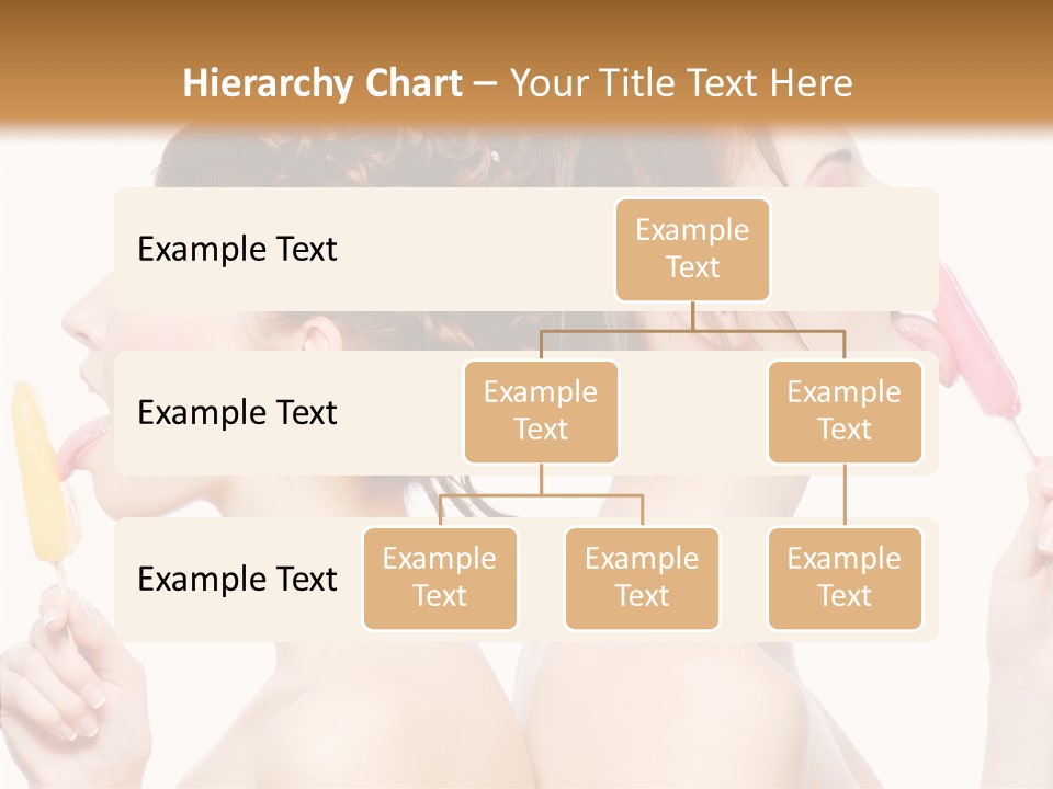 Glamour Bright Girlfriends PowerPoint Template