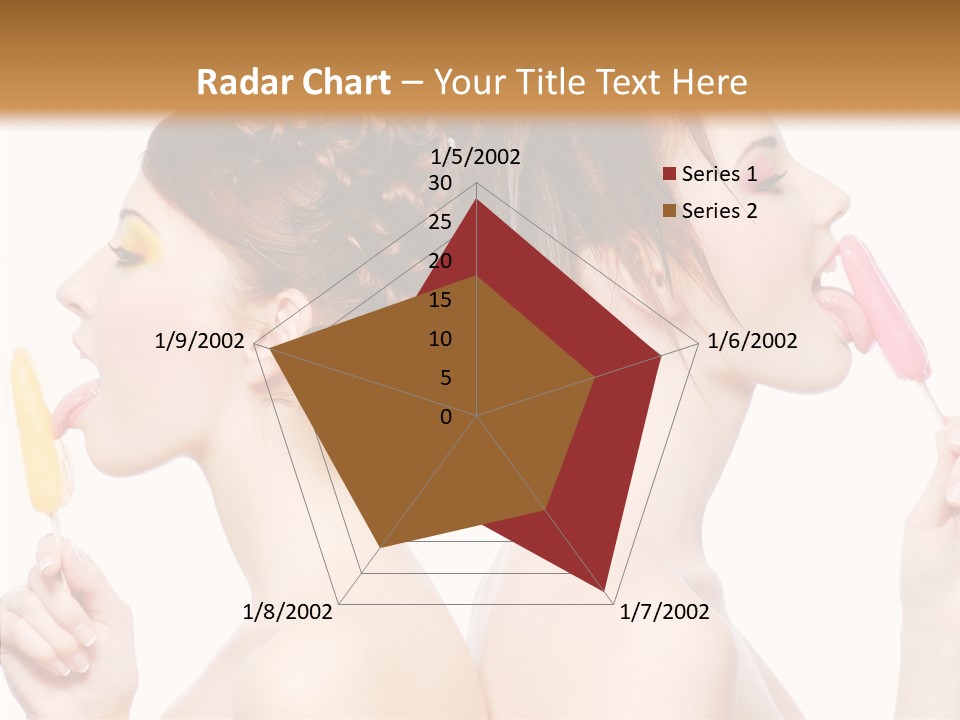 Glamour Bright Girlfriends PowerPoint Template