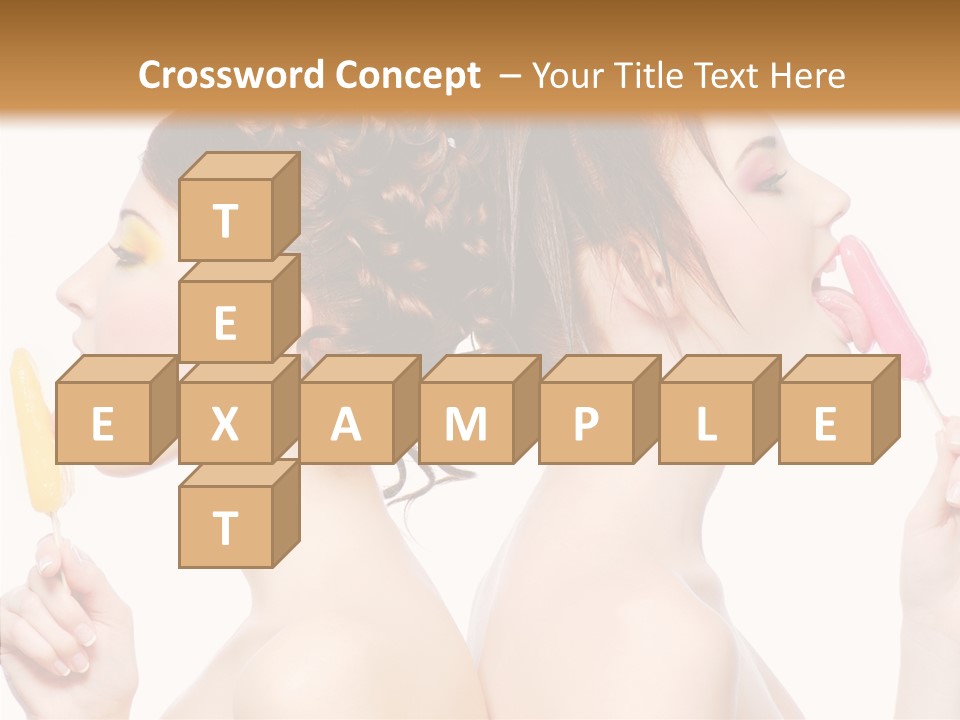 Glamour Bright Girlfriends PowerPoint Template