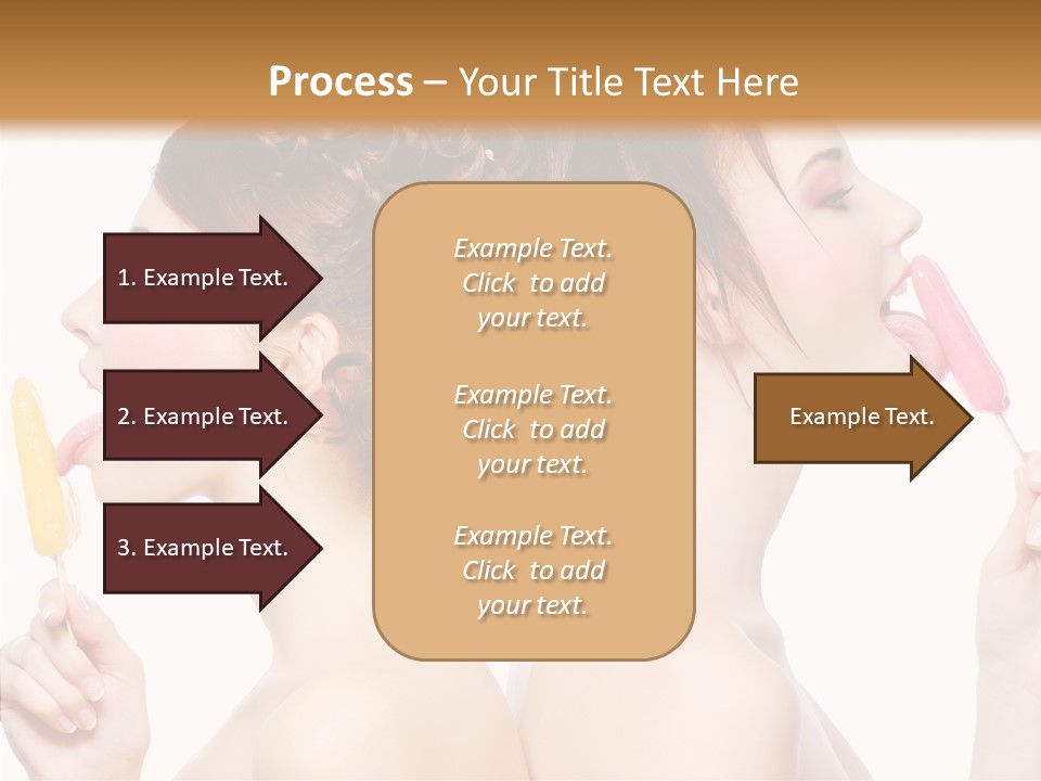 Glamour Bright Girlfriends PowerPoint Template