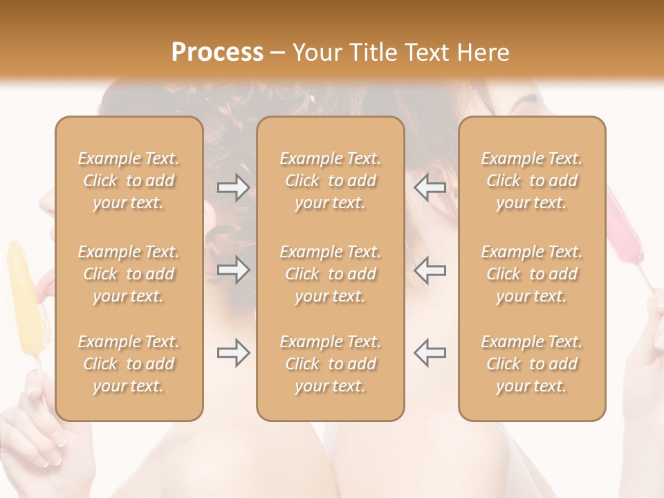 Glamour Bright Girlfriends PowerPoint Template