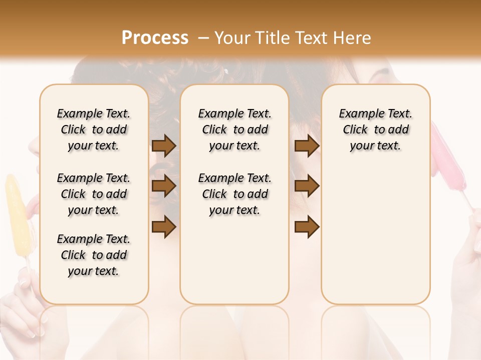 Glamour Bright Girlfriends PowerPoint Template