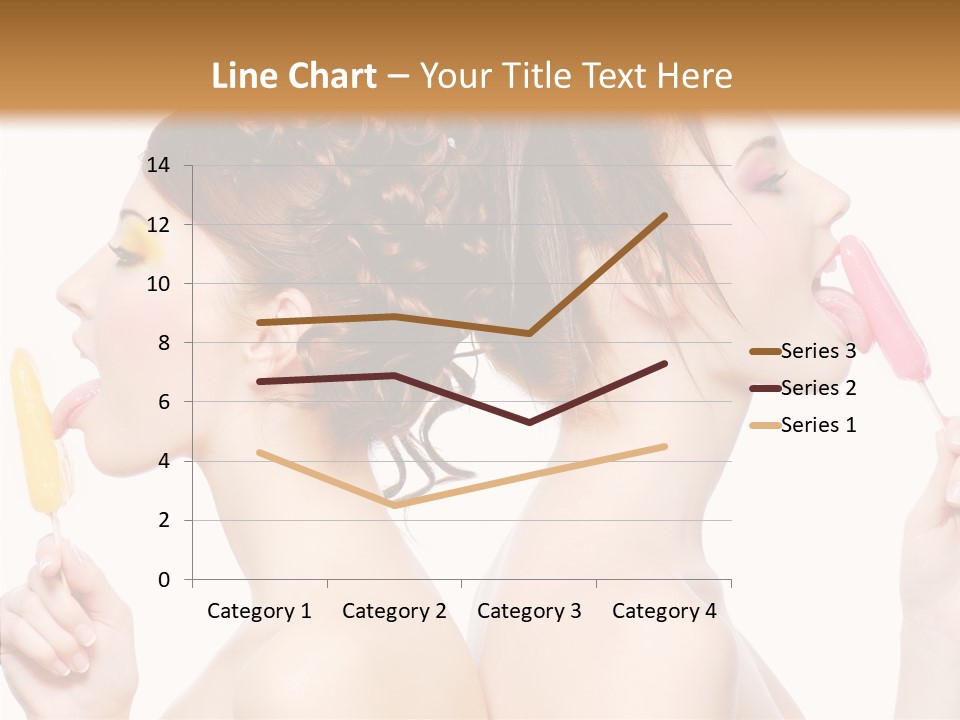 Glamour Bright Girlfriends PowerPoint Template