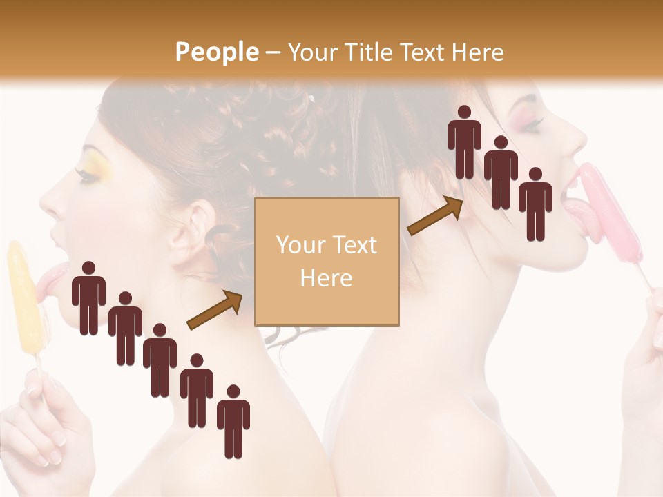 Glamour Bright Girlfriends PowerPoint Template