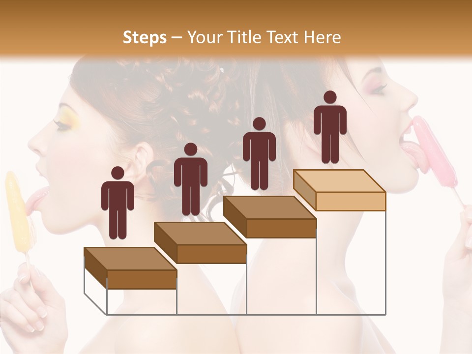 Glamour Bright Girlfriends PowerPoint Template