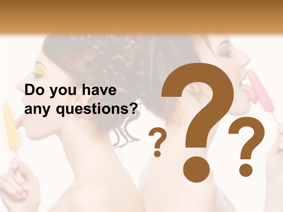 Glamour Bright Girlfriends PowerPoint Template