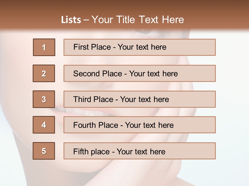 Beautiful Fresh Young PowerPoint Template