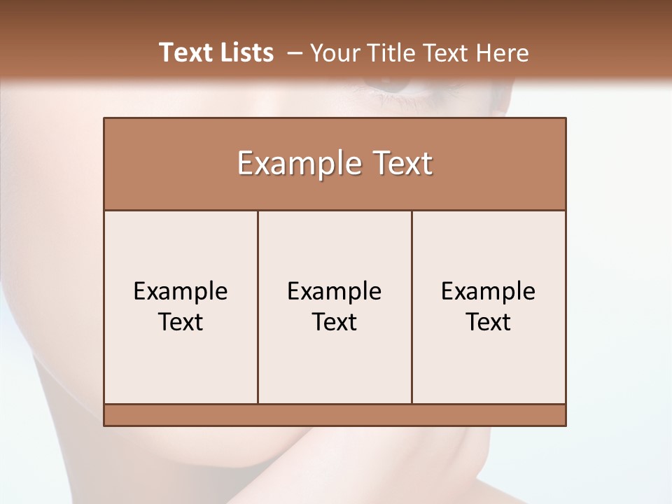 Beautiful Fresh Young PowerPoint Template