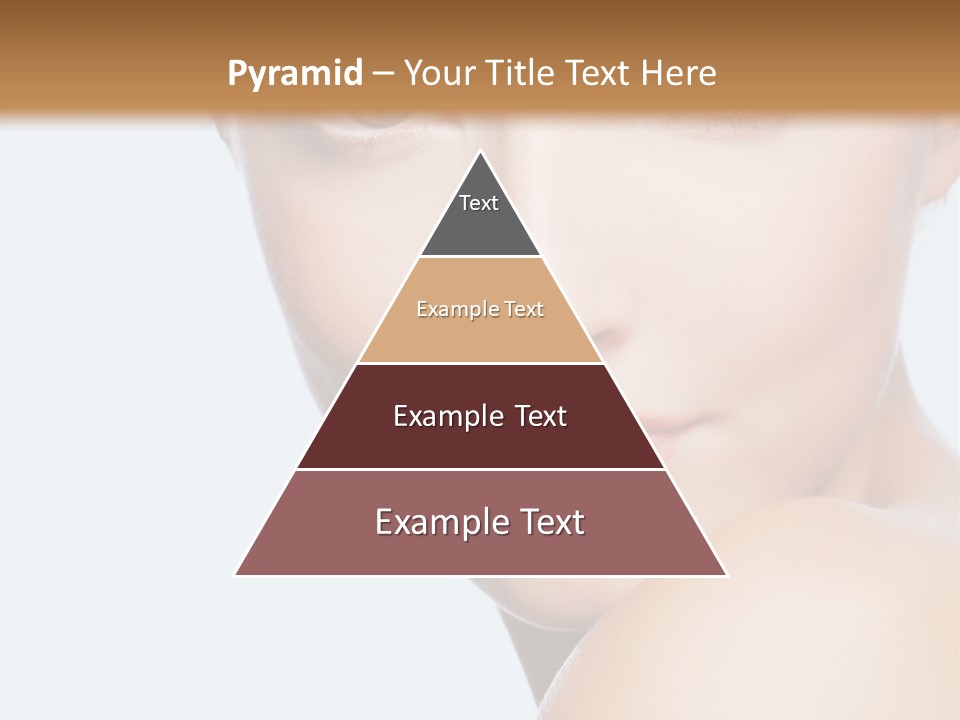 Body Care Portrait Model PowerPoint Template