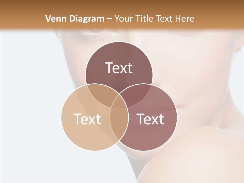 Body Care Portrait Model PowerPoint Template