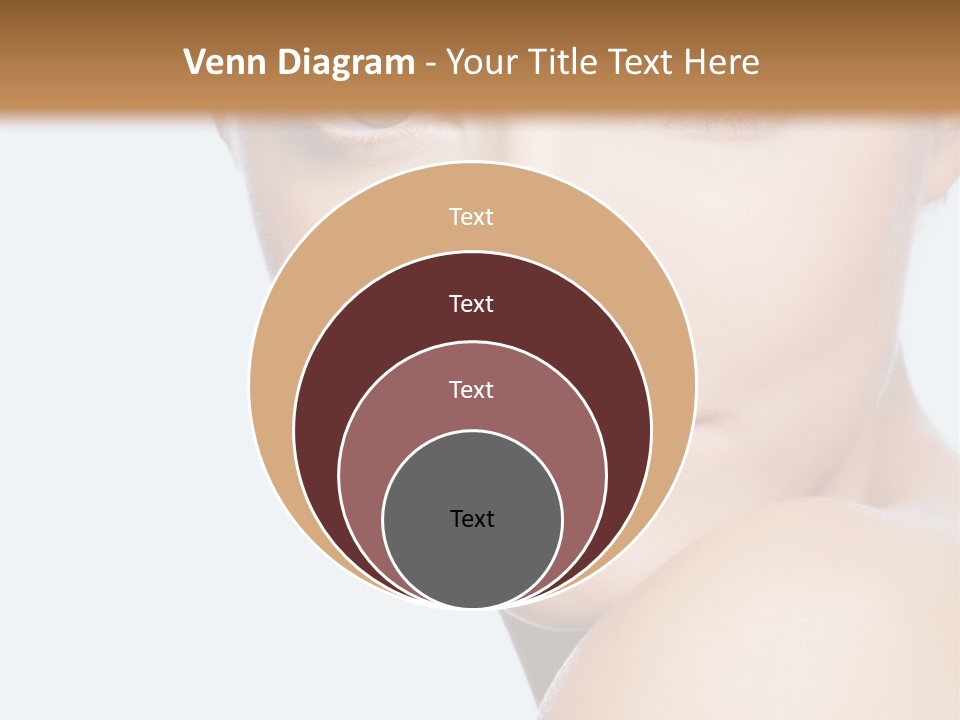 Body Care Portrait Model PowerPoint Template
