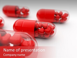 Medicament Care Close Up PowerPoint Template