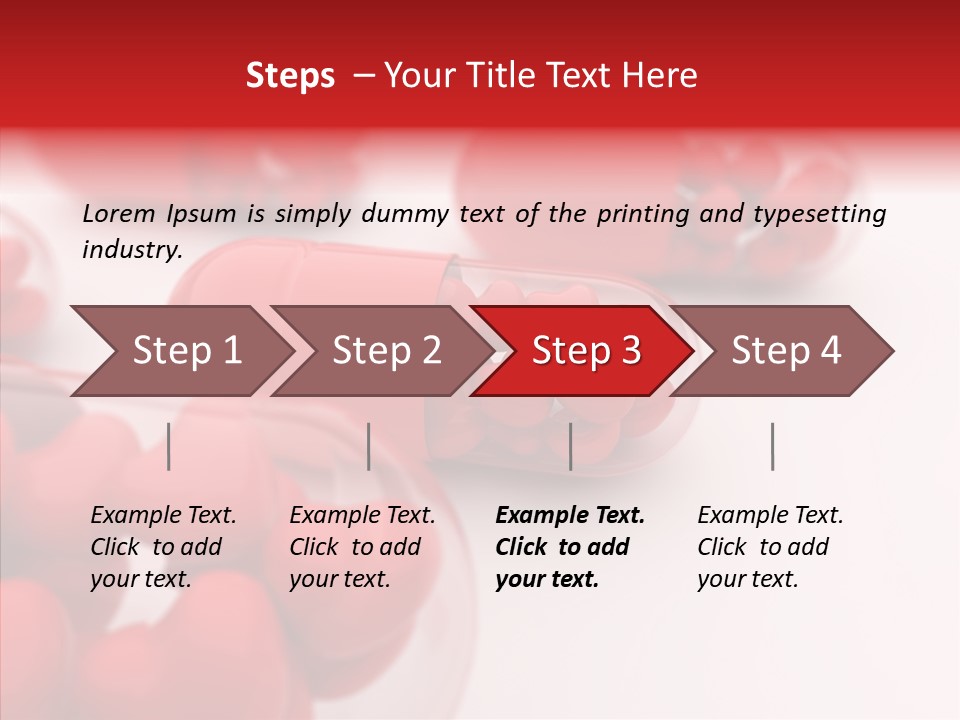 Medicament Care Close Up PowerPoint Template