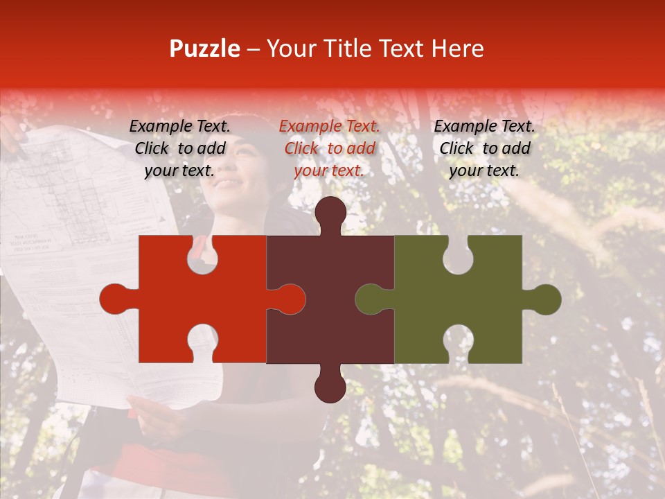 Backpack Recreation Healthy PowerPoint Template