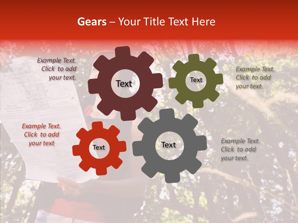 Backpack Recreation Healthy PowerPoint Template