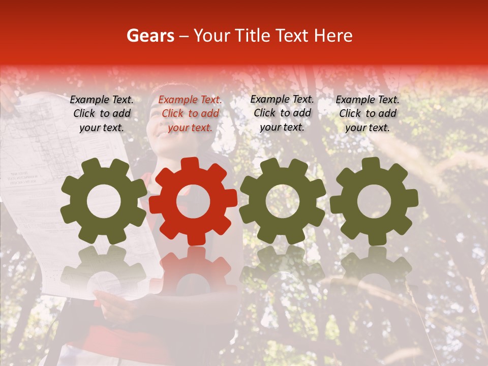 Backpack Recreation Healthy PowerPoint Template