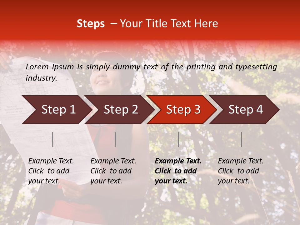 Backpack Recreation Healthy PowerPoint Template