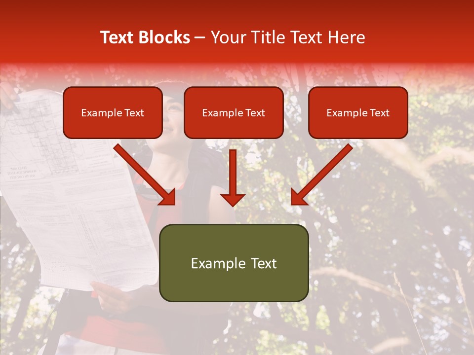 Backpack Recreation Healthy PowerPoint Template