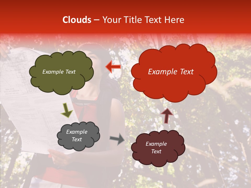 Backpack Recreation Healthy PowerPoint Template