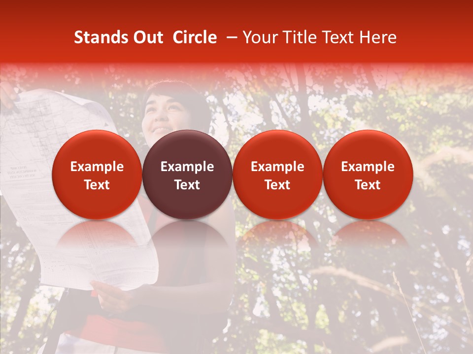 Backpack Recreation Healthy PowerPoint Template