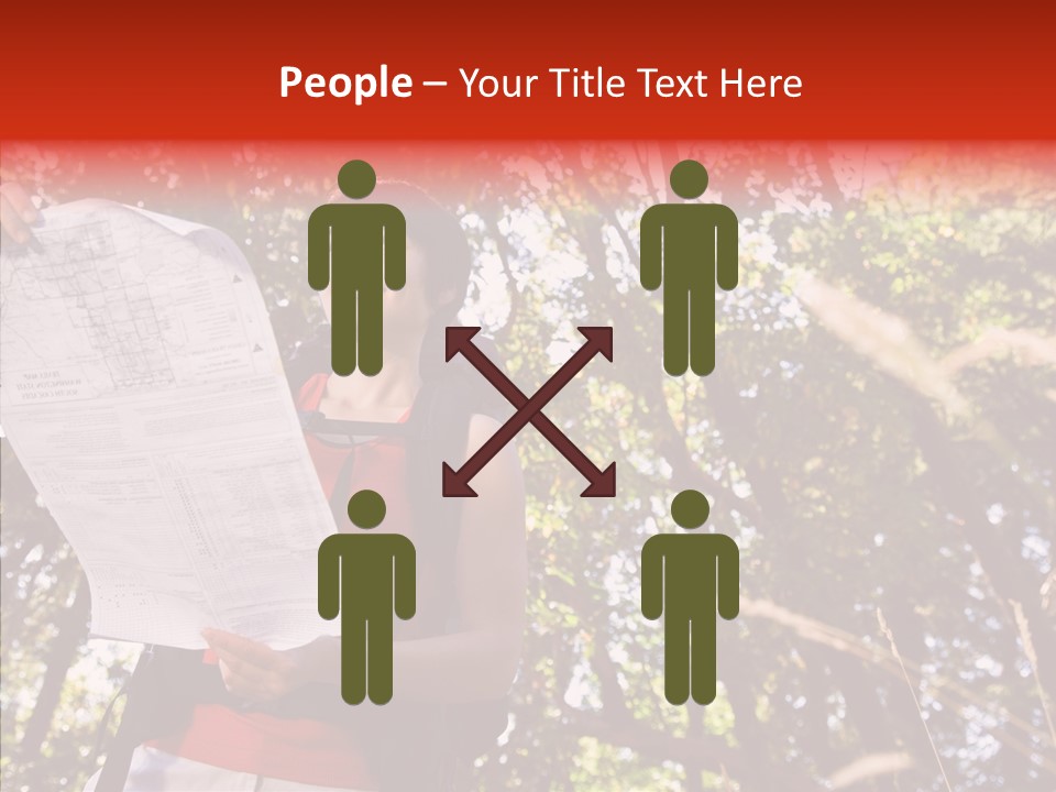 Backpack Recreation Healthy PowerPoint Template