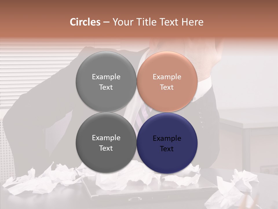 Confused Disappointment Business PowerPoint Template