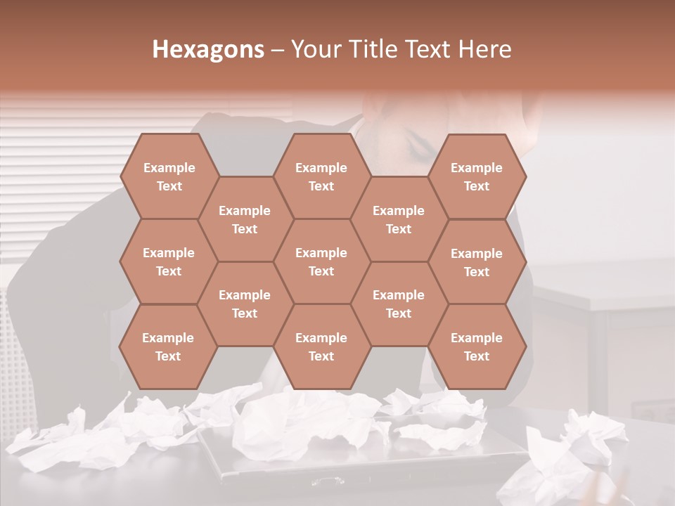 Confused Disappointment Business PowerPoint Template