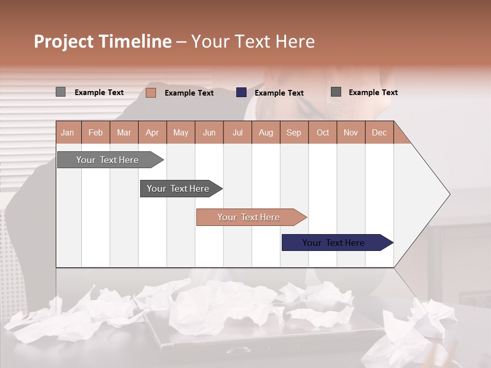Confused Disappointment Business PowerPoint Template
