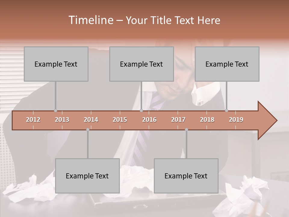 Confused Disappointment Business PowerPoint Template