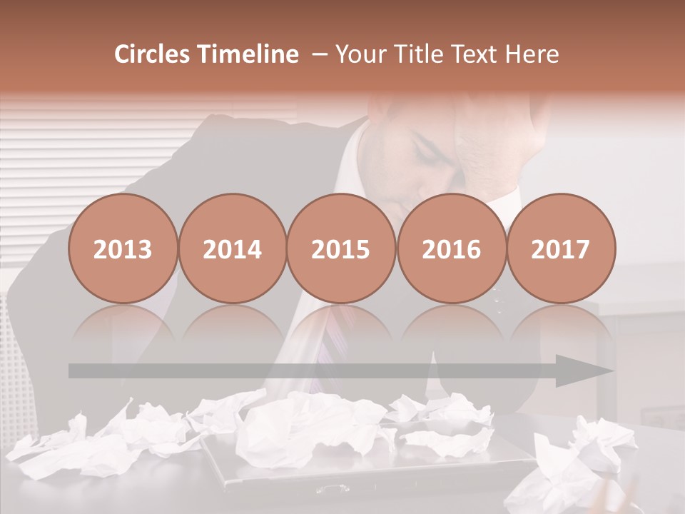 Confused Disappointment Business PowerPoint Template